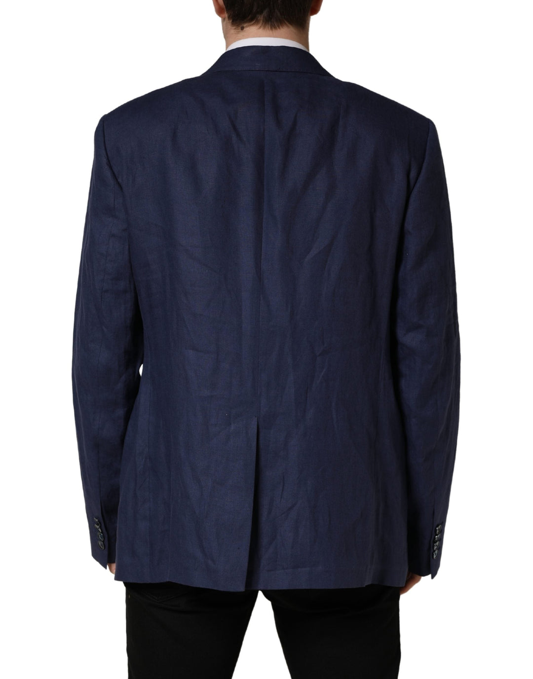 Men’s Dolce &amp; Gabbana Blue Single Breasted 2 Button Suit Jacket