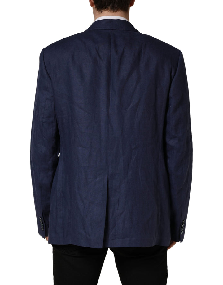 Men’s Dolce &amp; Gabbana Blue Single Breasted 2 Button Suit Jacket
