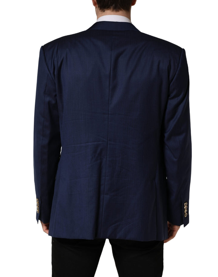 Men’s Dolce &amp; Gabbana Blue Single Breasted 2 Button Suit Jacket