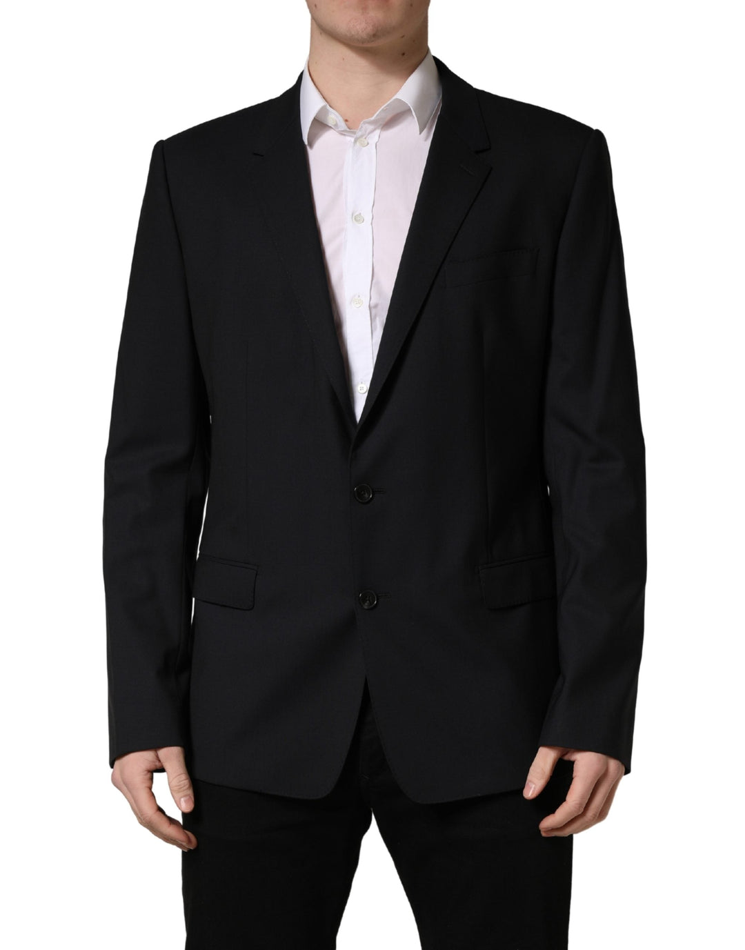 Men’s Dolce & Gabbana Blue Single Breasted 2 Button Suit Jacket