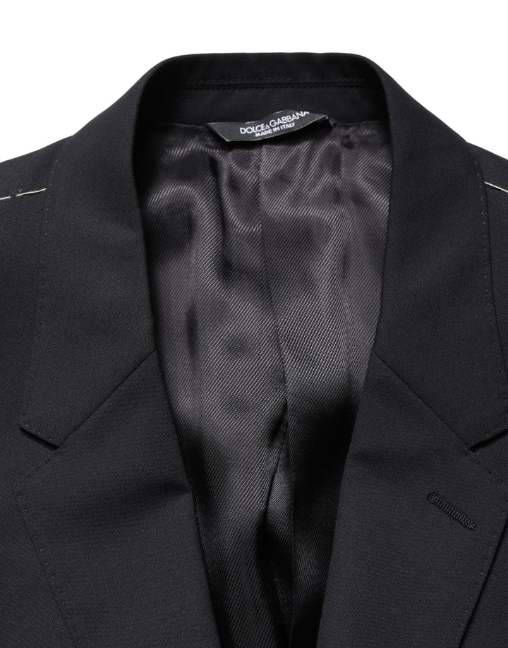 Men’s Dolce &amp; Gabbana Blue Single Breasted 2 Button Suit Jacket
