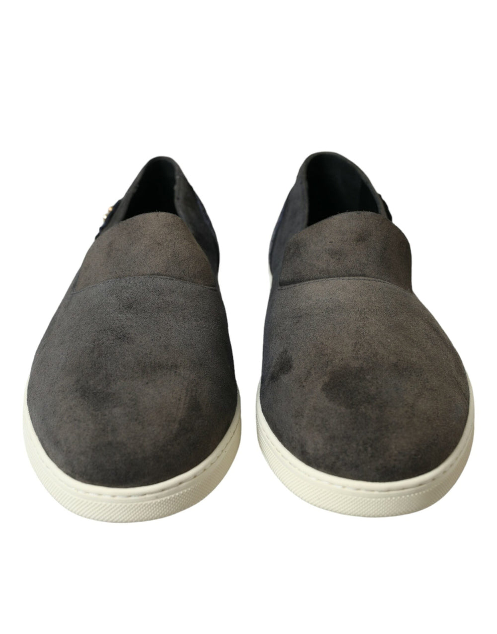 Men’s Dolce & Gabbana Blue Suede Caiman Men Loafers Slippers Shoes