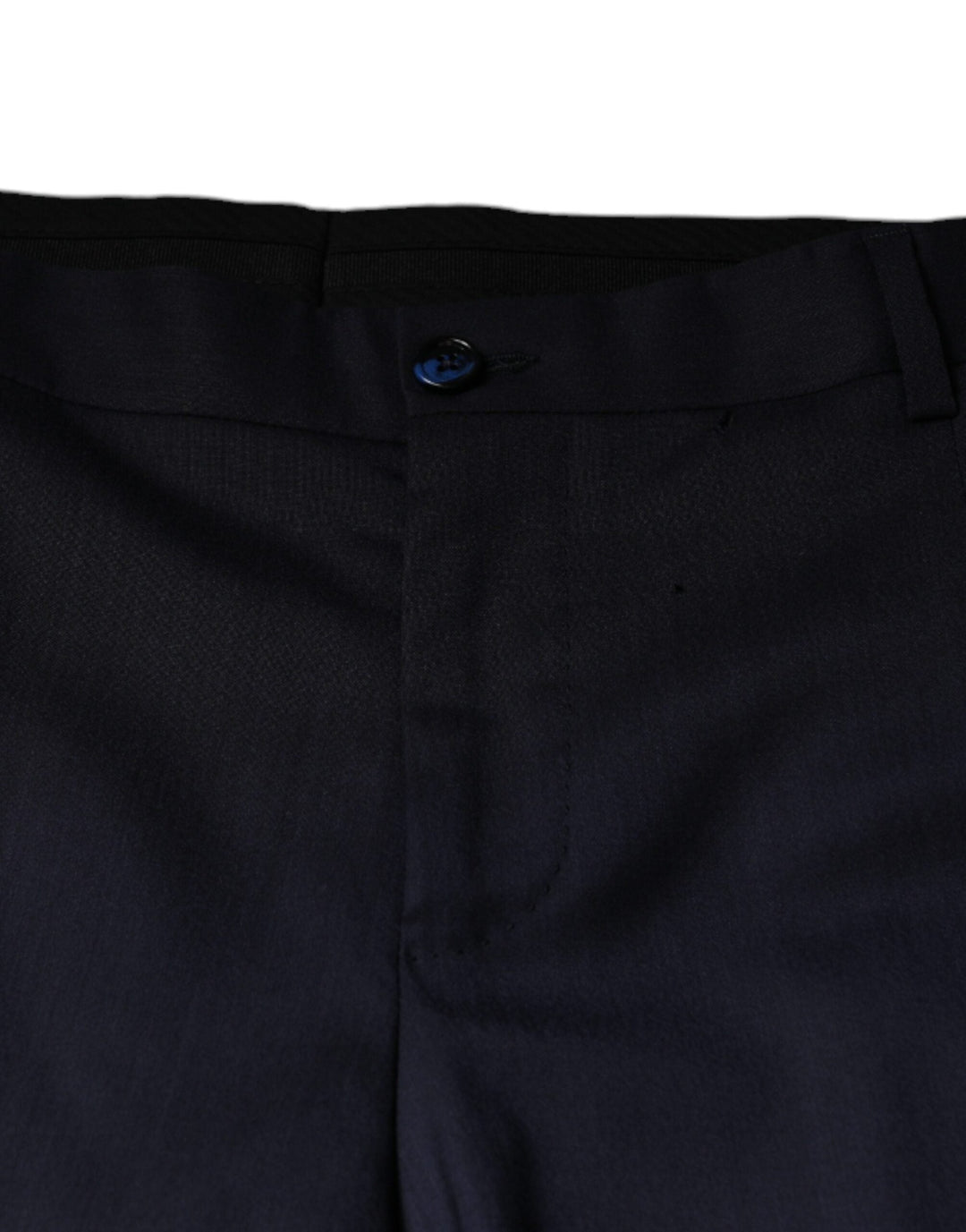Men’s Dolce &amp; Gabbana Blue Wool Skinny Formal Dress Pants