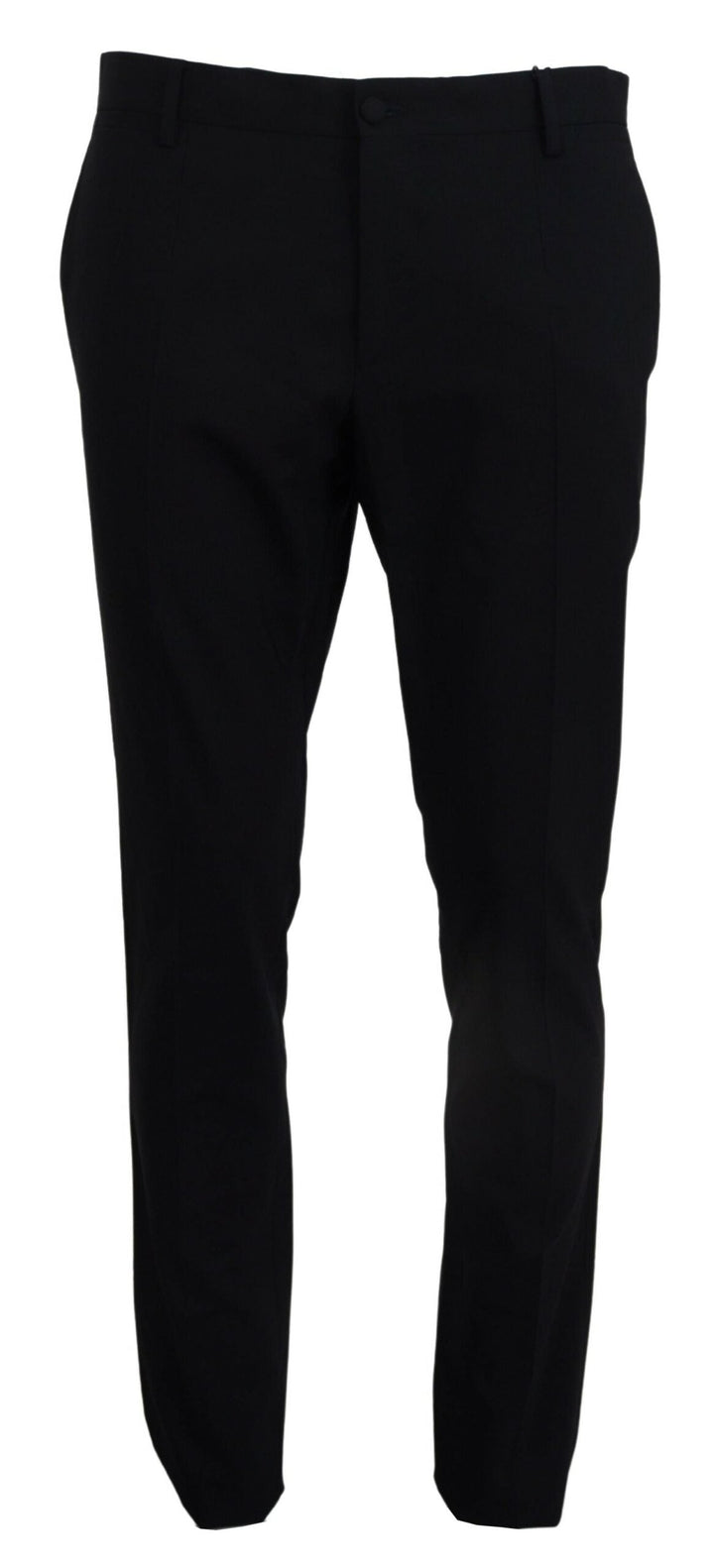 Men’s Dolce &amp; Gabbana Blue Wool Stretch Dress Formal Slim Fit Pant