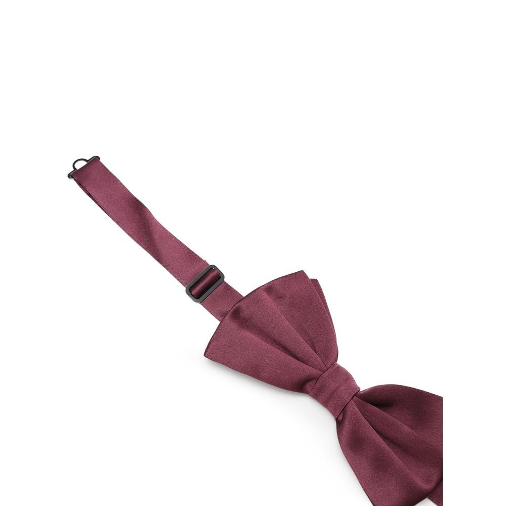Men’s Dolce &amp; Gabbana Bordeaux Silk Bowtie