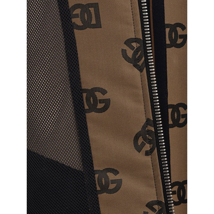 Men’s Dolce &amp; Gabbana Bronze Polyester Shell Jacket