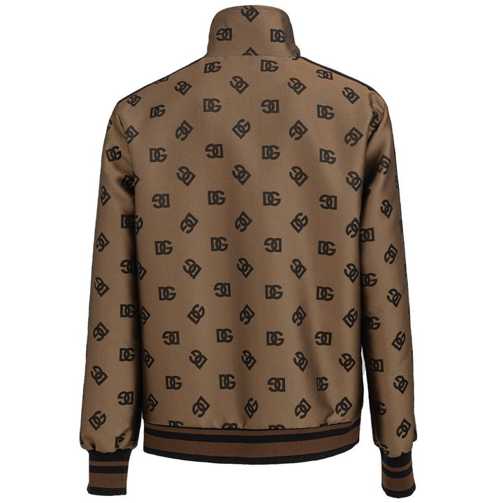 Men’s Dolce &amp; Gabbana Bronze Polyester Shell Jacket