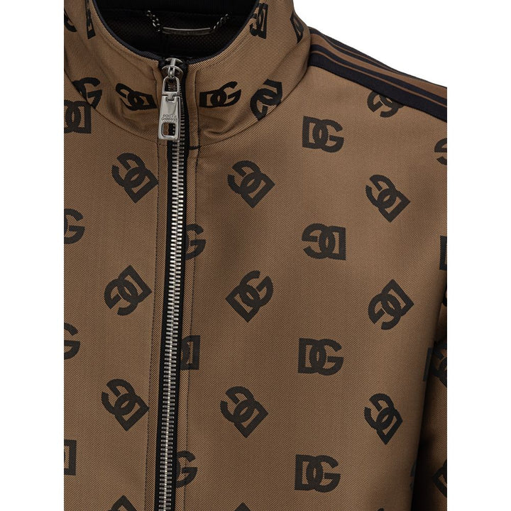Men’s Dolce &amp; Gabbana Bronze Polyester Shell Jacket