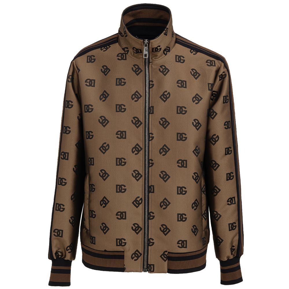 Men’s Dolce &amp; Gabbana Bronze Polyester Shell Jacket