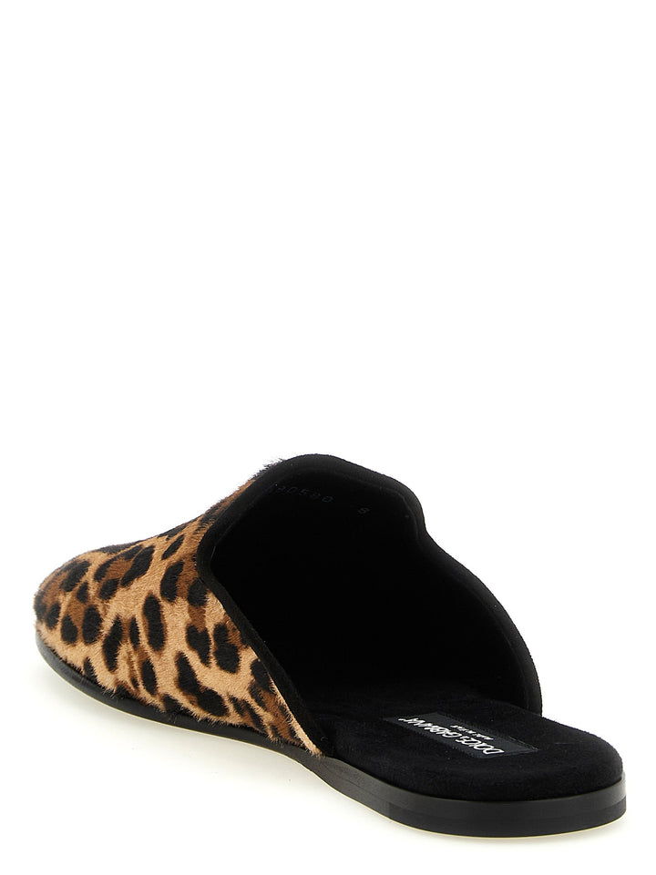 Men’s Dolce &amp; Gabbana Brown Calfskin Flats