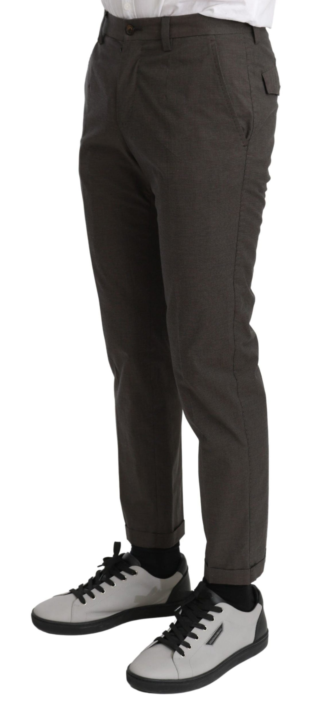 Men’s Dolce & Gabbana Brown Casual Mens Trouser 100% Cotton Pants