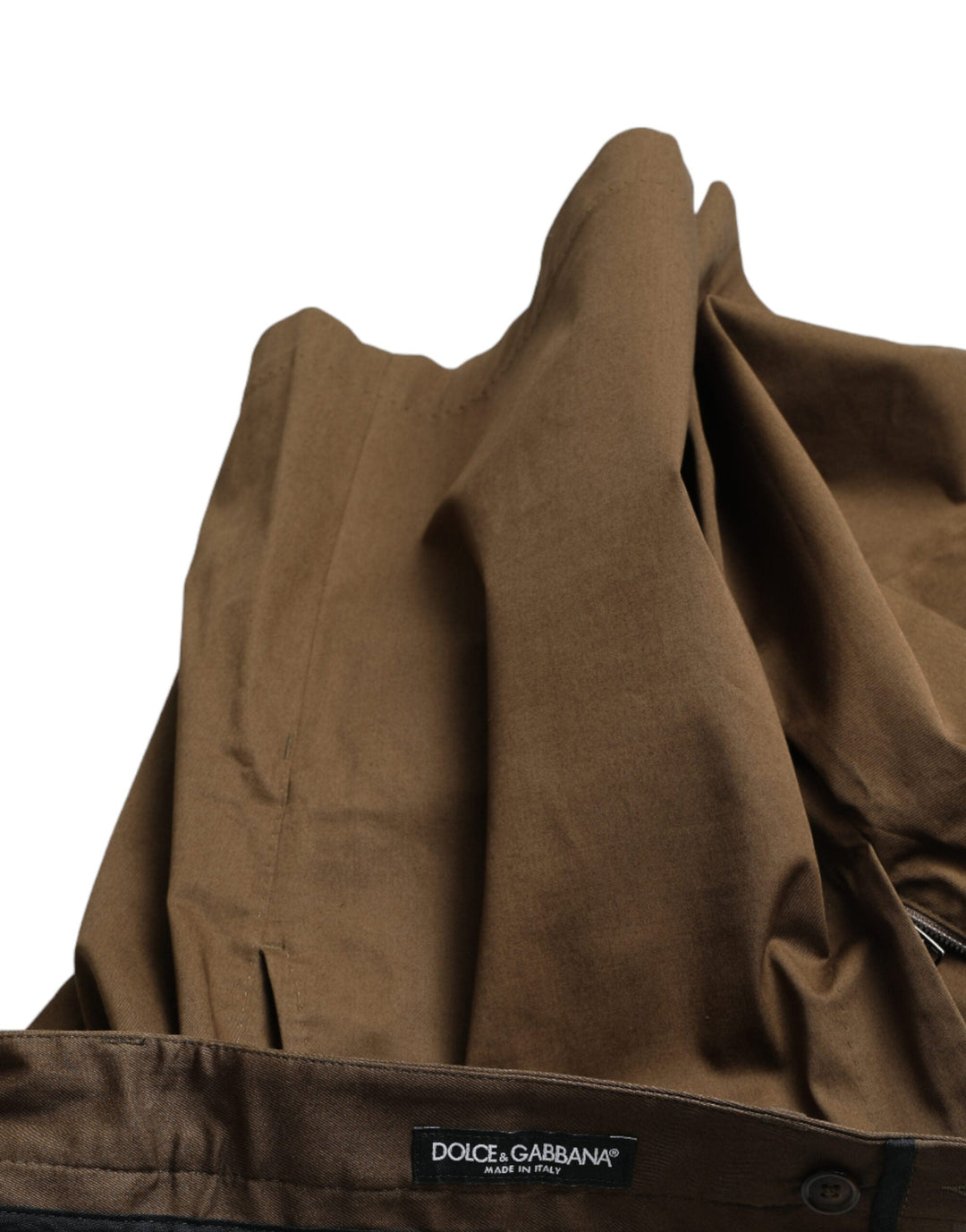 Men’s Dolce &amp; Gabbana Brown Cotton Stretch Men Bermuda Shorts