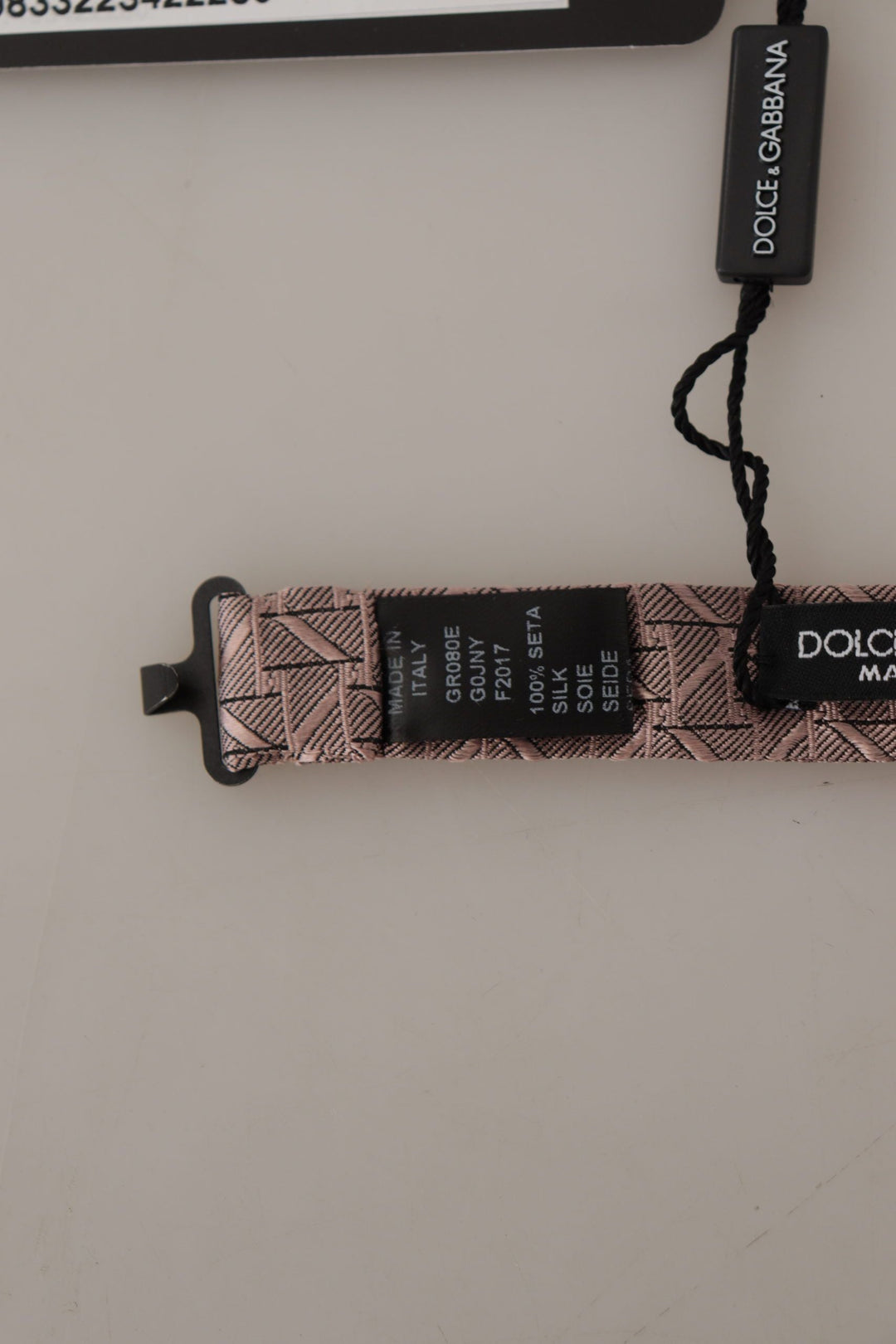 Men’s Dolce &amp; Gabbana Brown Fantasy Print Adjustable Neck Papillon Bow Tie