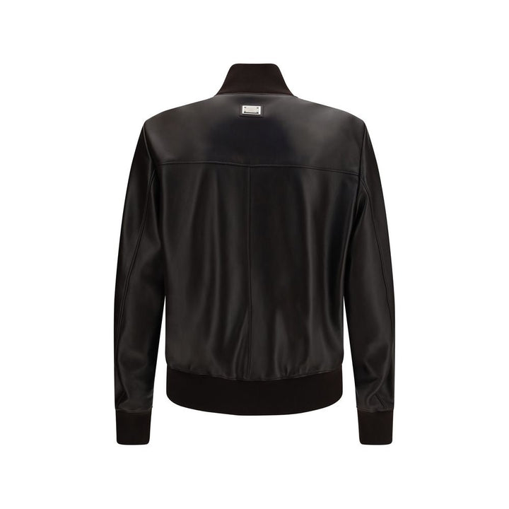 Men’s Dolce &amp; Gabbana Brown Lamb Ovis Aries Bomber