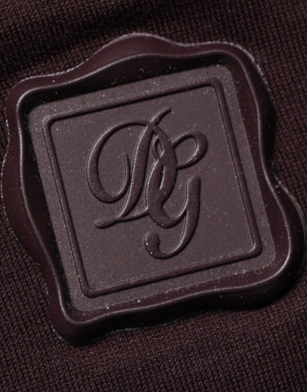 Dolce &amp; Gabbana Brown Logo Plaque Cotton Crew Neck T-shirt