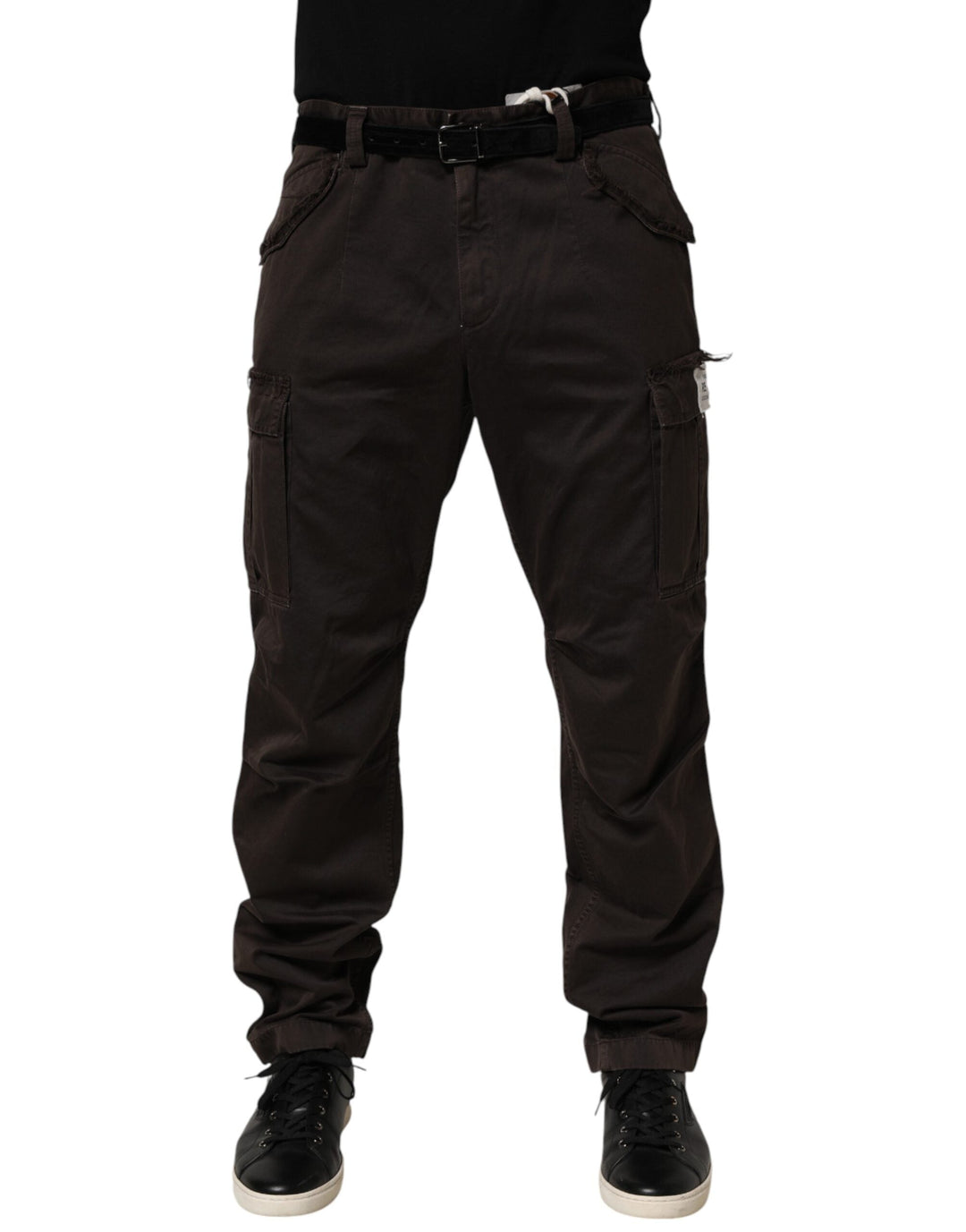 Men’s Dolce &amp; Gabbana Brown Re- Edition Cotton Men Cargo Pants