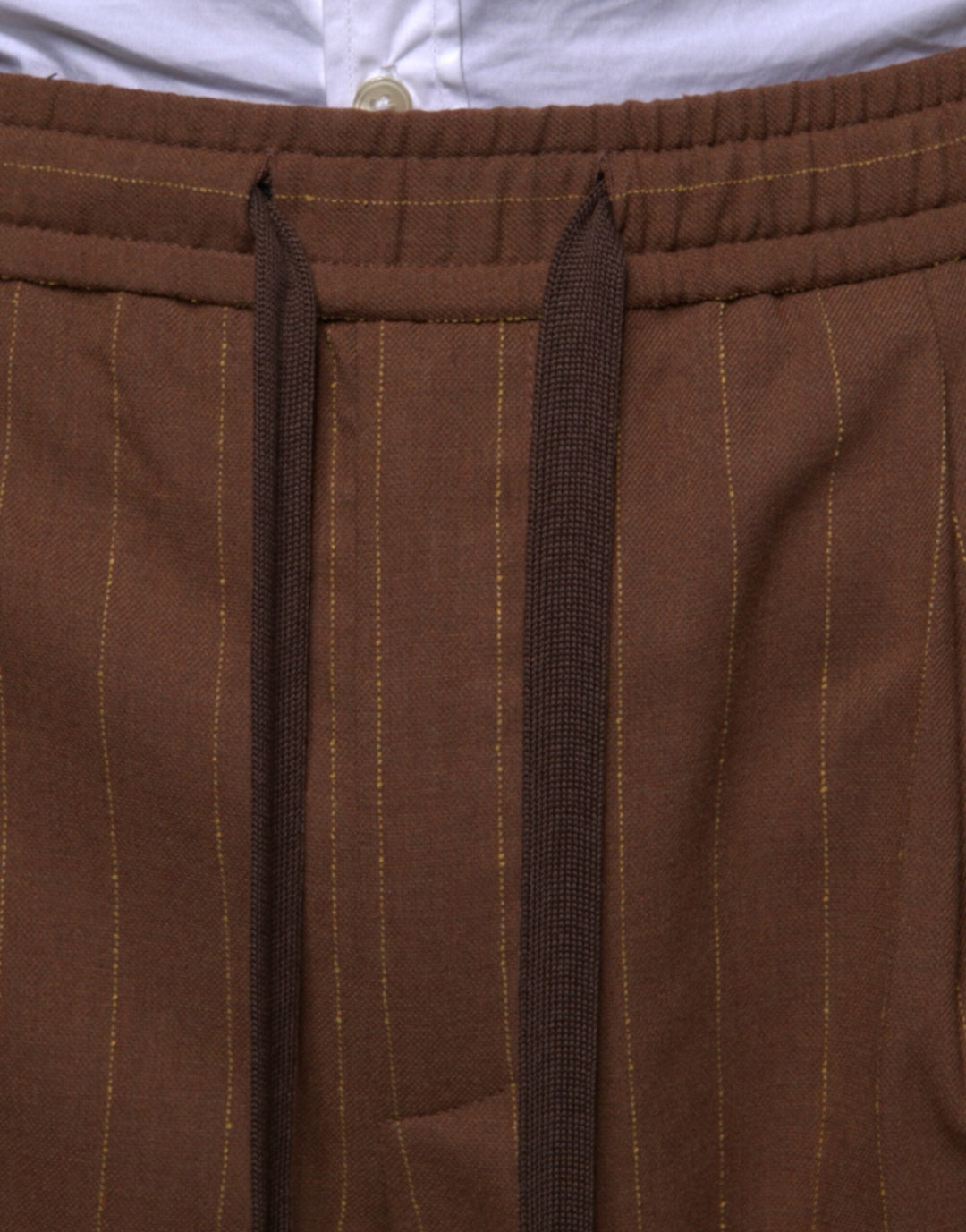 Men’s Dolce &amp; Gabbana Brown Stripes Skinny Men Dress Pants