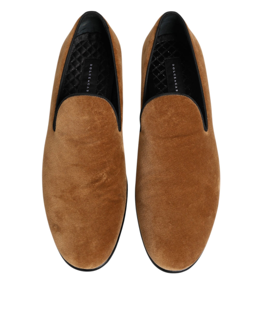 Men’s Dolce & Gabbana Brown Suede Slip on Men Loafers Formal Shoes
