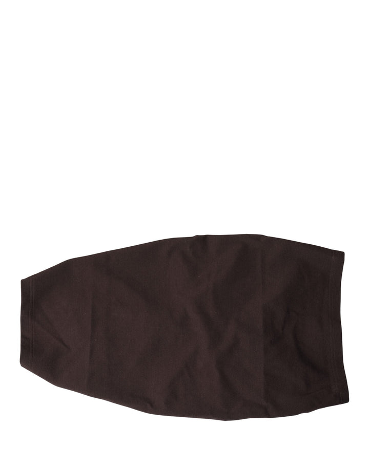 Dolce &amp; Gabbana Brown Viscose Wide Belt Waist Cummerband Men