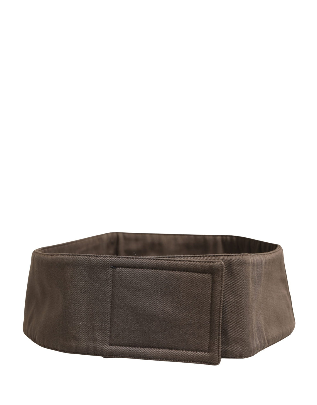 Dolce &amp; Gabbana Brown Viscose Wide Belt Waist Cummerband Men
