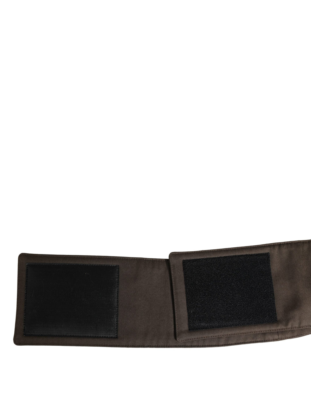 Dolce &amp; Gabbana Brown Viscose Wide Belt Waist Cummerband Men