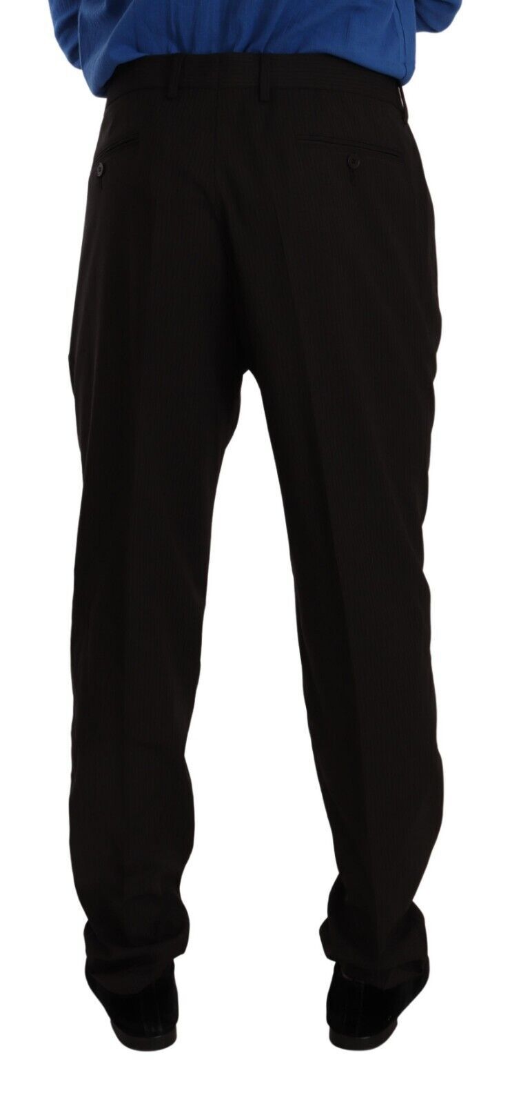 Men’s Dolce & Gabbana Brown Wool Skinny Formal Dress Pants