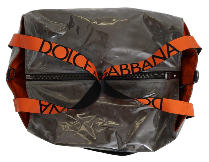 Men’s Dolce &amp; Gabbana Cotton Men Large Fabric Green Shopping Tote Bag