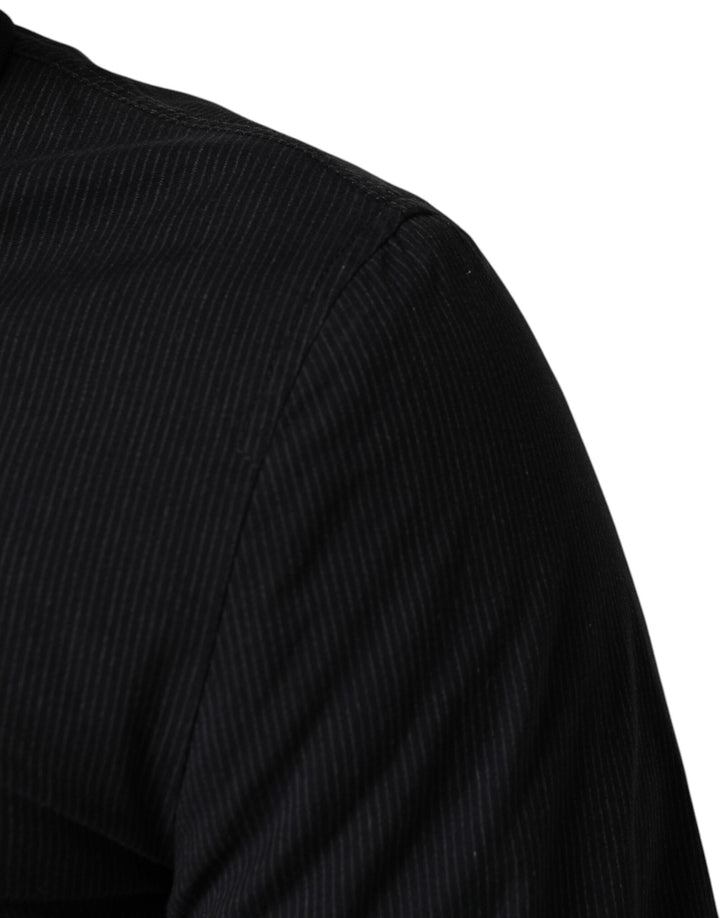 Men’s Dolce &amp; Gabbana Dark Blue Cotton Full Zip Bomber Men Jacket