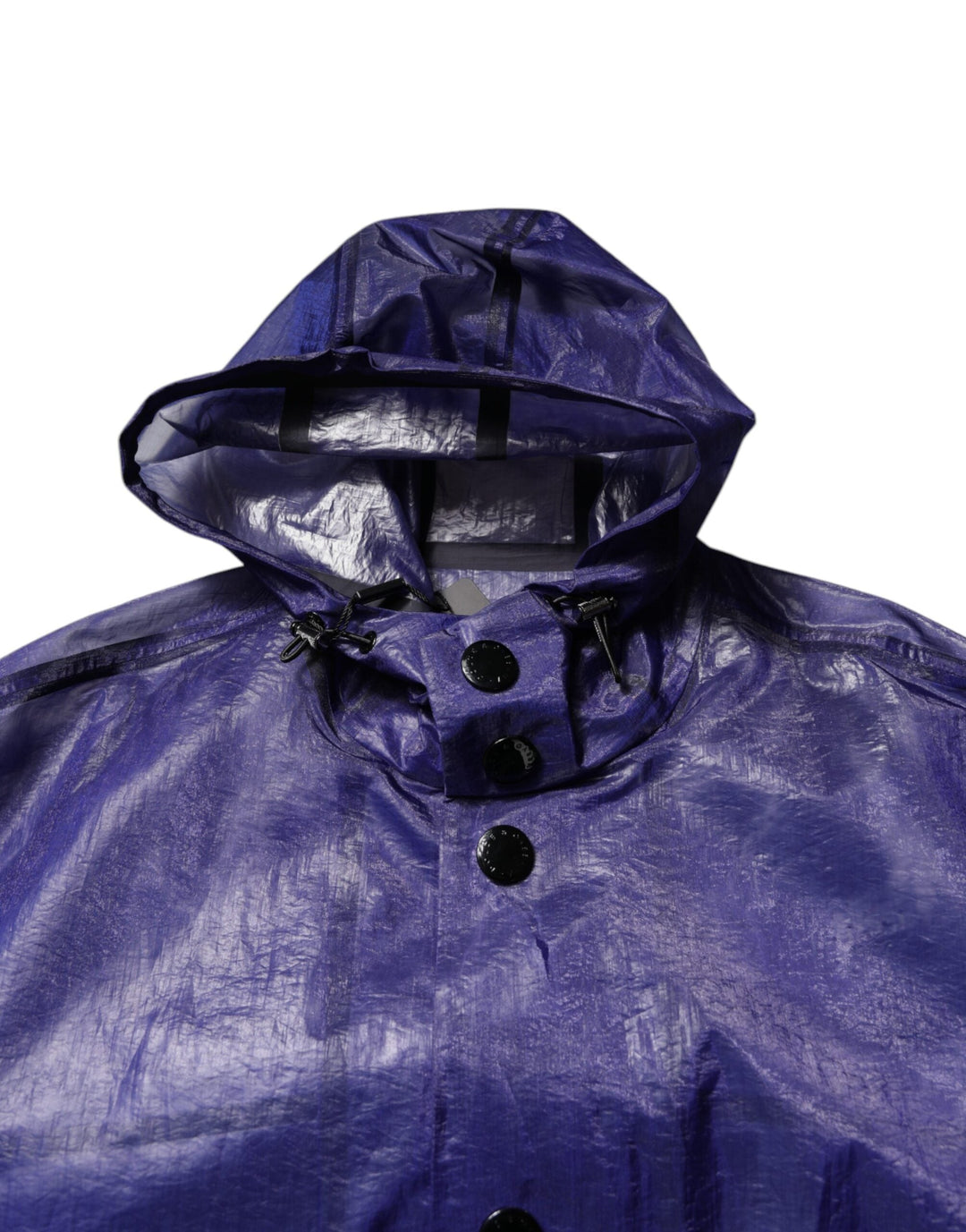 Men’s Dolce &amp; Gabbana Dark Blue Cotton Hooded Men Raincoat Jacket
