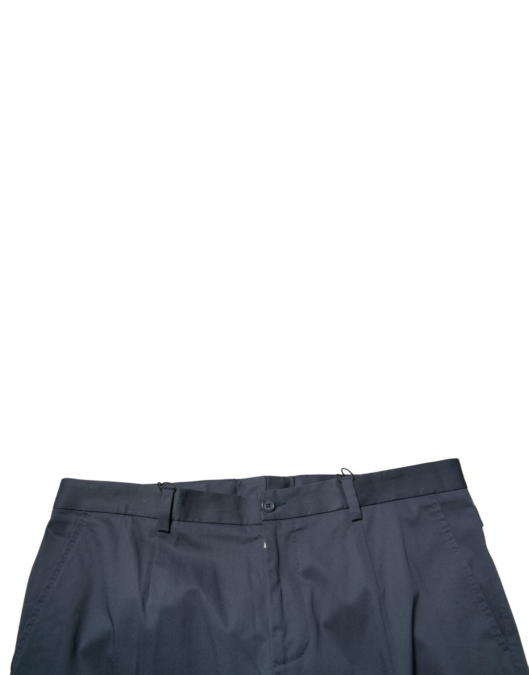 Men’s Dolce &amp; Gabbana Dark Blue Cotton Stretch Skinny Men Dress Pants