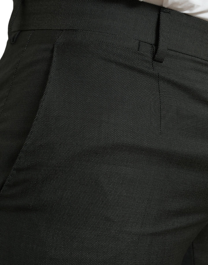 Men’s Dolce &amp; Gabbana Dark Gray Stretch Slim Formal Pants