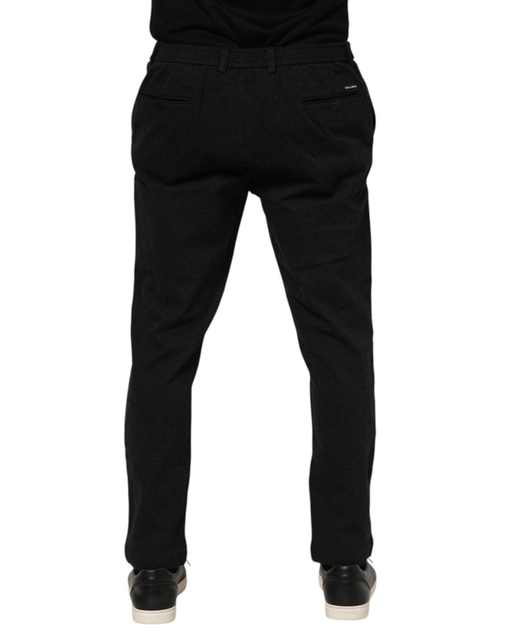 Men’s Dolce &amp; Gabbana Dark Gray Viscose Dress Men Pants