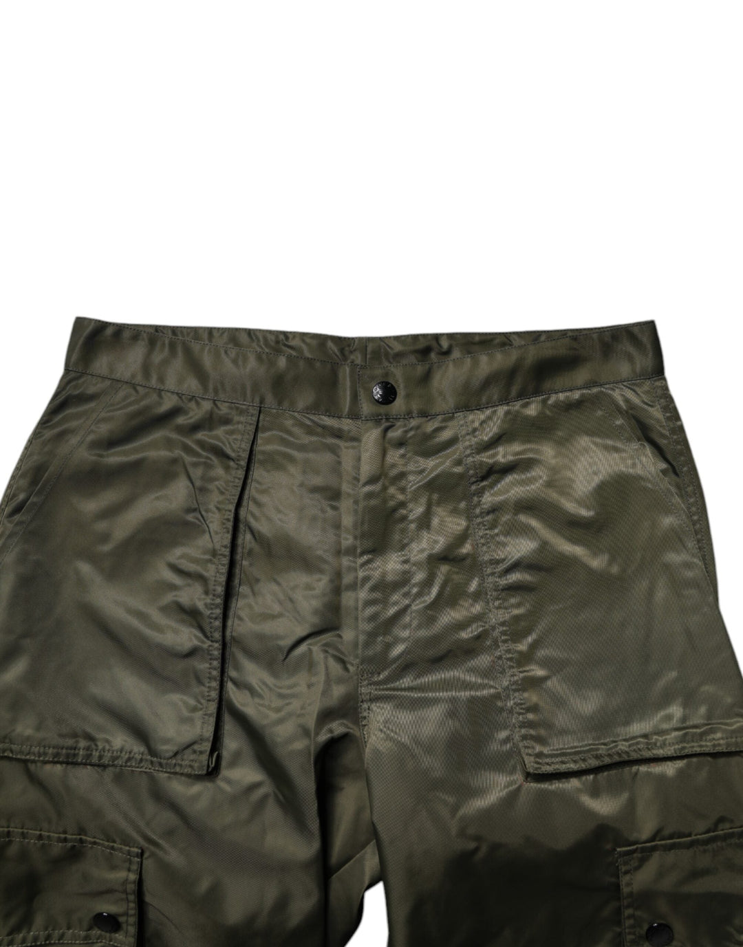 Men’s Dolce &amp; Gabbana Dark Green Nylon Cargo Pants