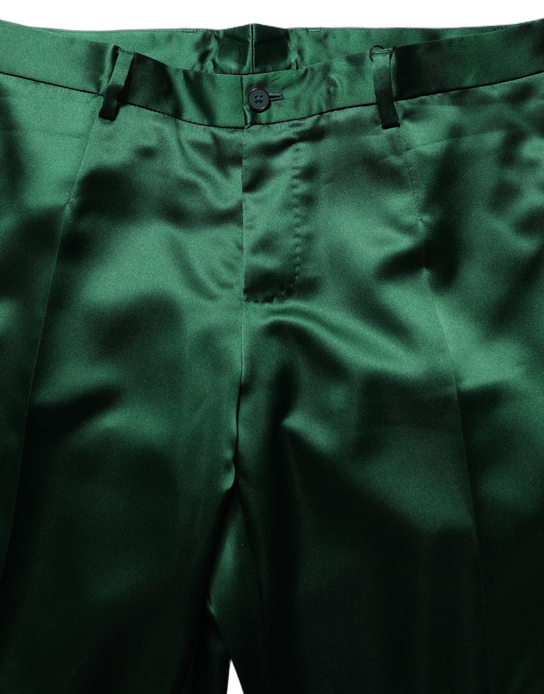 Men’s Dolce & Gabbana Dark Green Tapered Leg Dress Trouser Pants