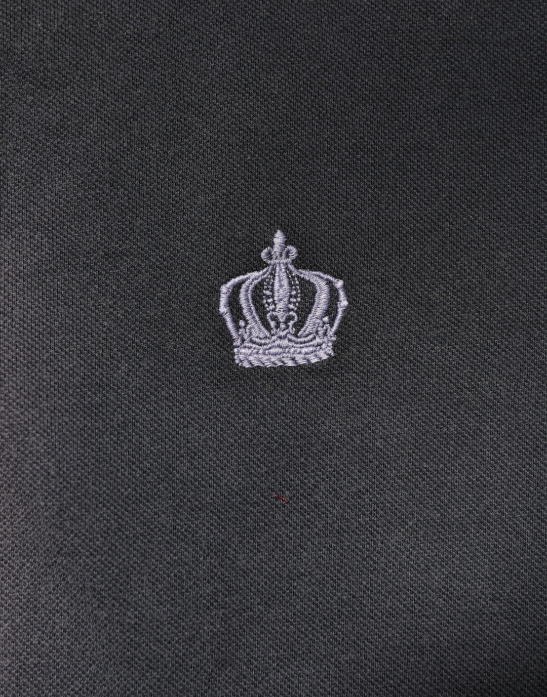Dolce &amp; Gabbana Gray Cotton Crown Collared Men Polo T-shirt