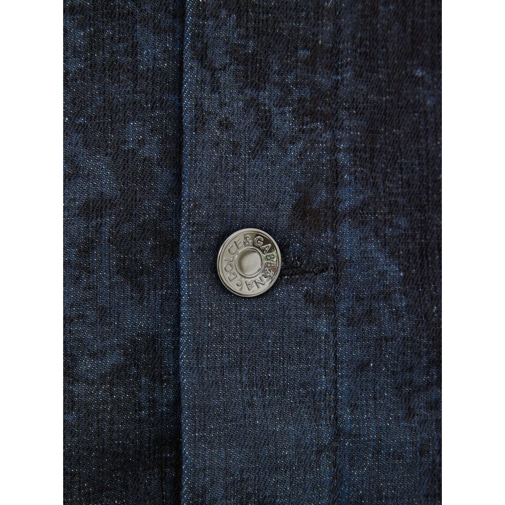 Men’s Dolce &amp; Gabbana Gray Cotton Denim Jacket