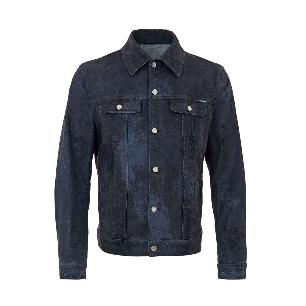 Men’s Dolce &amp; Gabbana Gray Cotton Denim Jacket
