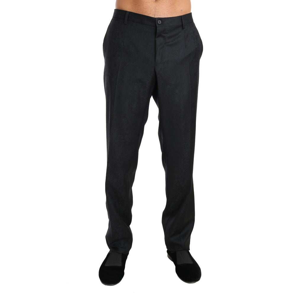 Men’s Dolce & Gabbana Gray Cotton Dress Pants