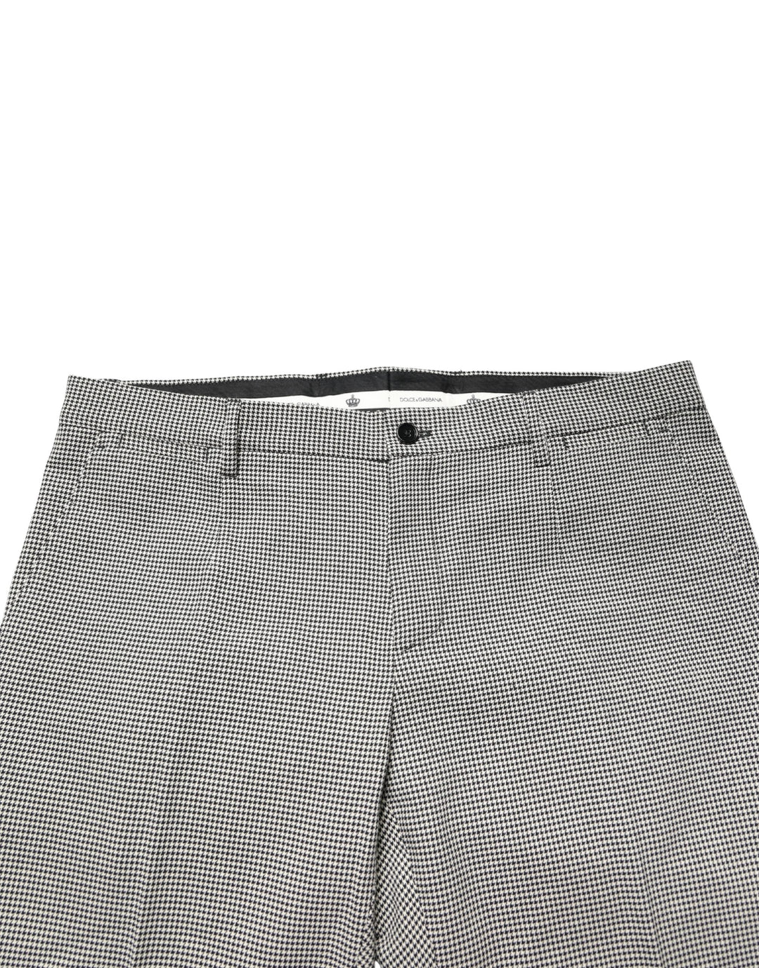 Men’s Dolce &amp; Gabbana Gray Cotton Skinny Dress Formal Trouser Pants