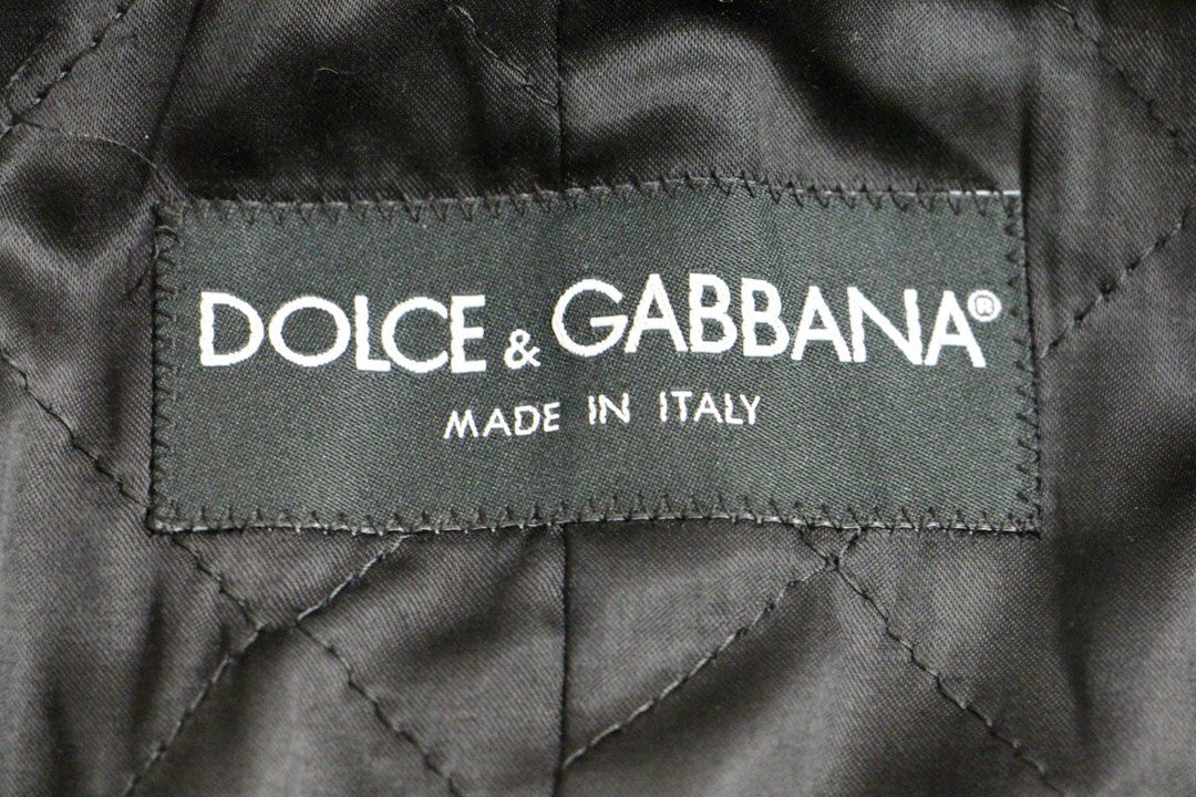 Men’s Dolce &amp; Gabbana Gray Double Breasted Coat Jacket