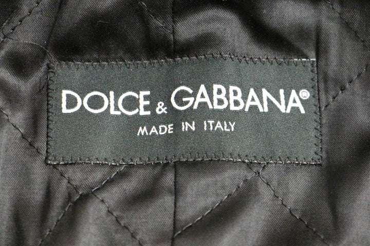 Men’s Dolce &amp; Gabbana Gray Double Breasted Coat Jacket