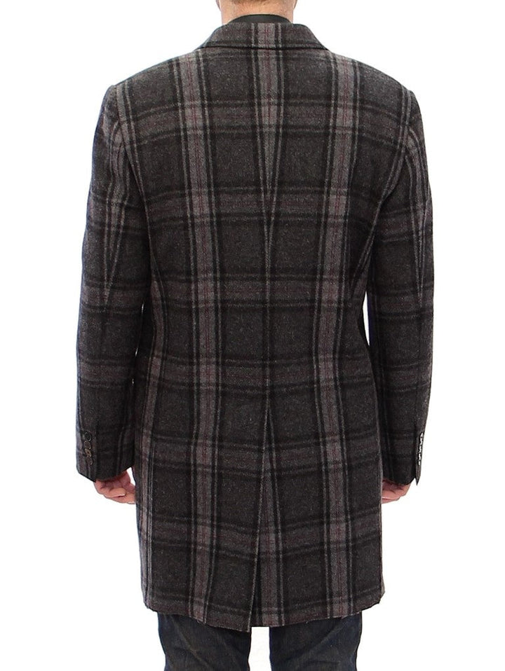 Men’s Dolce &amp; Gabbana Gray Double Breasted Coat Jacket