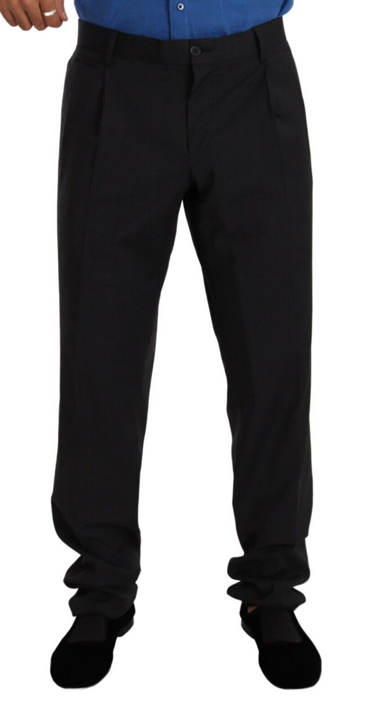 Men’s Dolce &amp; Gabbana Gray Dress Trouser Ventanni Pants
