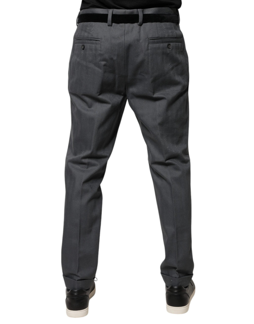 Pantalon habillé fuselé gris Dolce &amp;amp; Gabbana