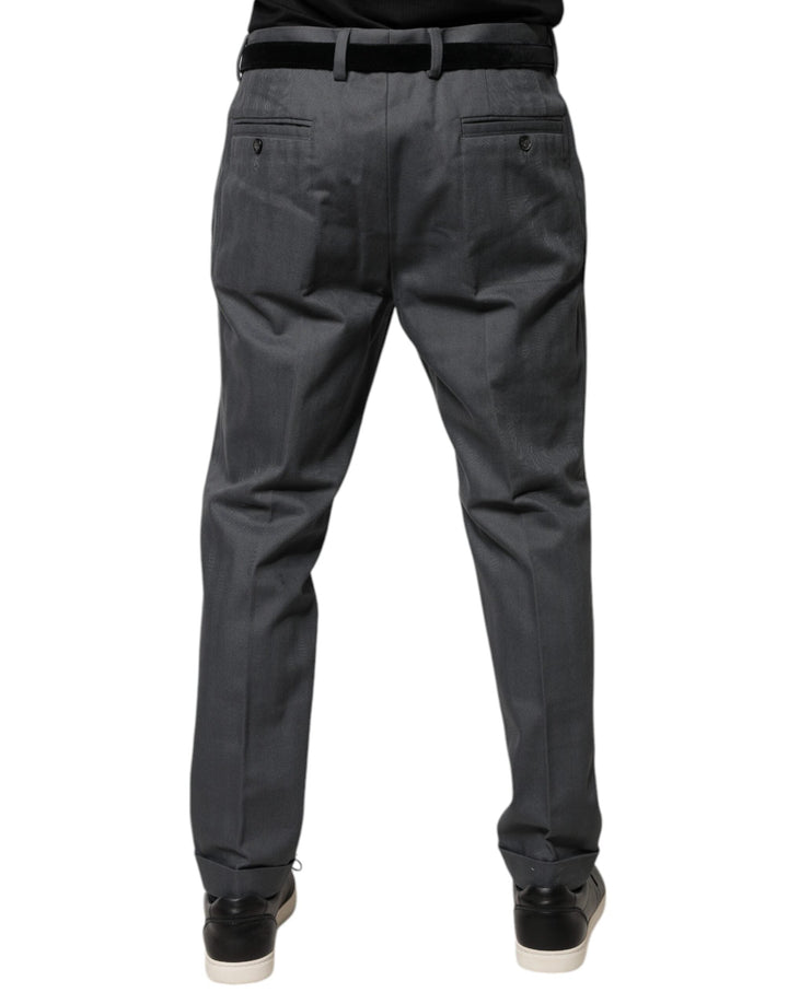 Pantalon habillé fuselé gris Dolce &amp;amp; Gabbana