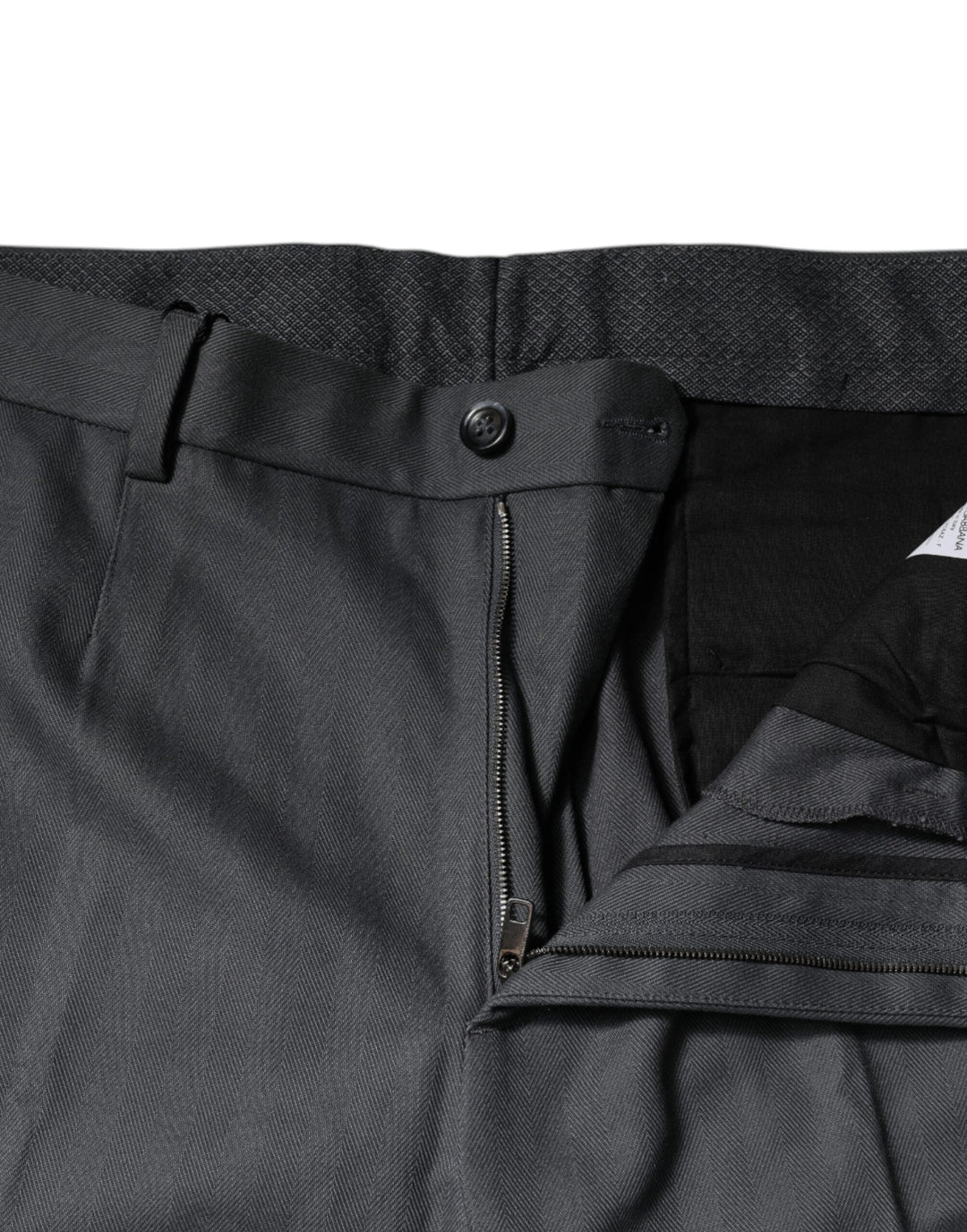 Pantalon habillé fuselé gris Dolce &amp;amp; Gabbana