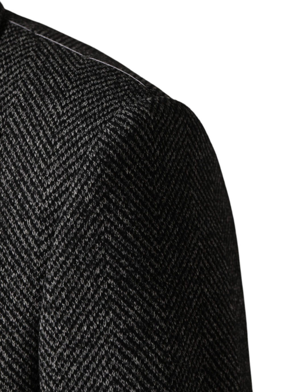Men’s Dolce &amp; Gabbana Gray Wool Blend Long Trench Coat Men Jacket