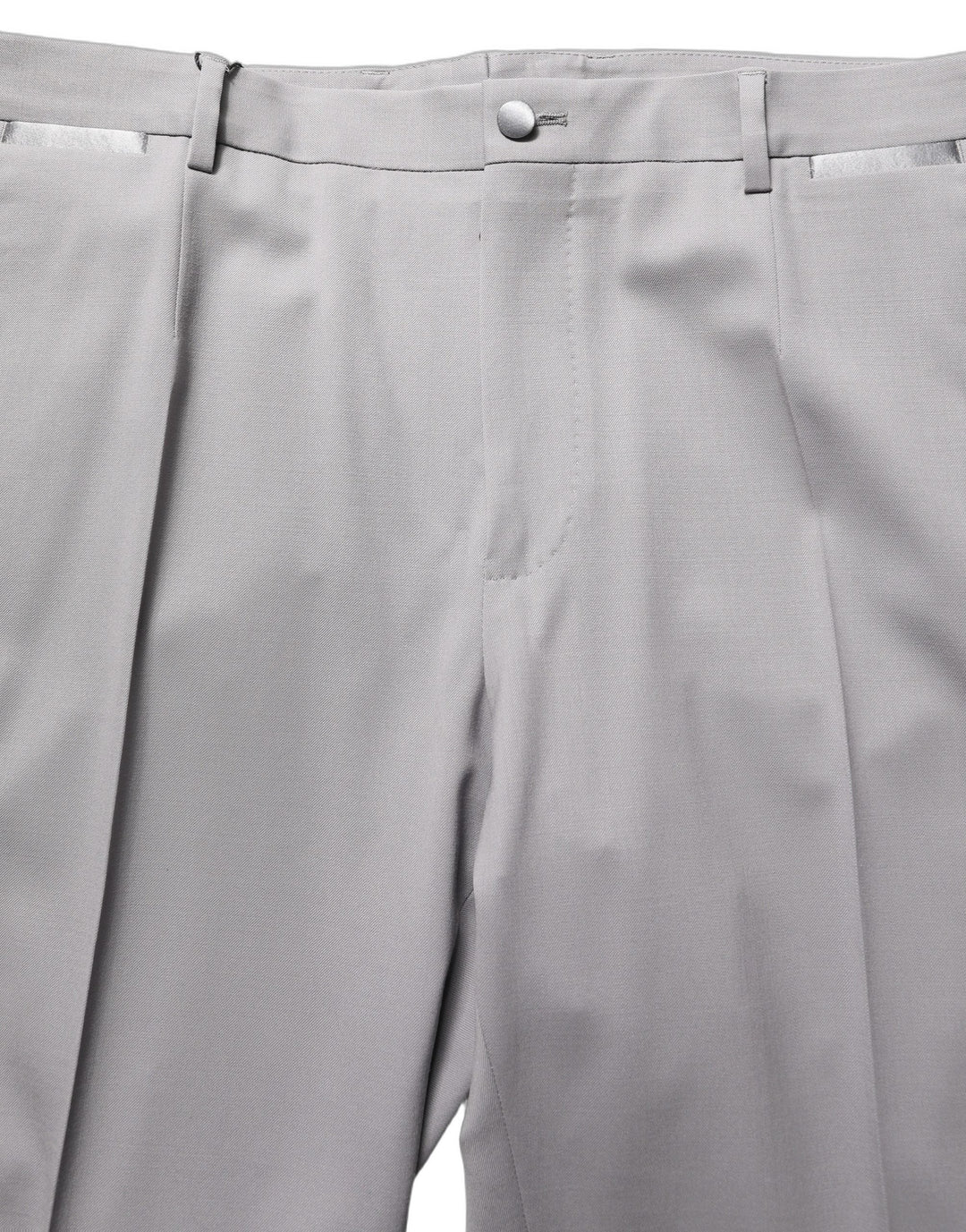 Men’s Dolce &amp; Gabbana Gray Wool Tapered Men Dress Trouser Pants