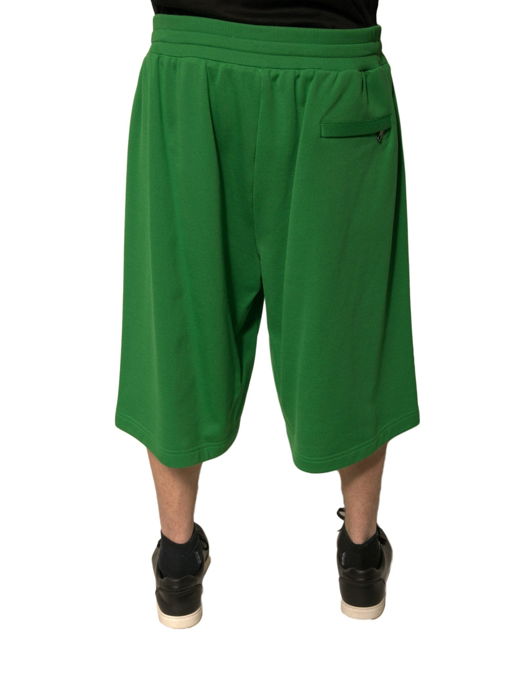 Men’s Dolce &amp; Gabbana Green Cotton Blend Men Bermuda Shorts