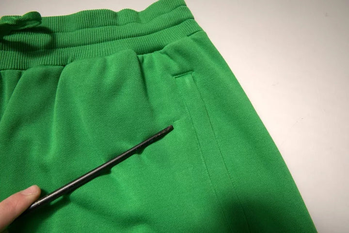 Men’s Dolce &amp; Gabbana Green Cotton Blend Men Bermuda Shorts
